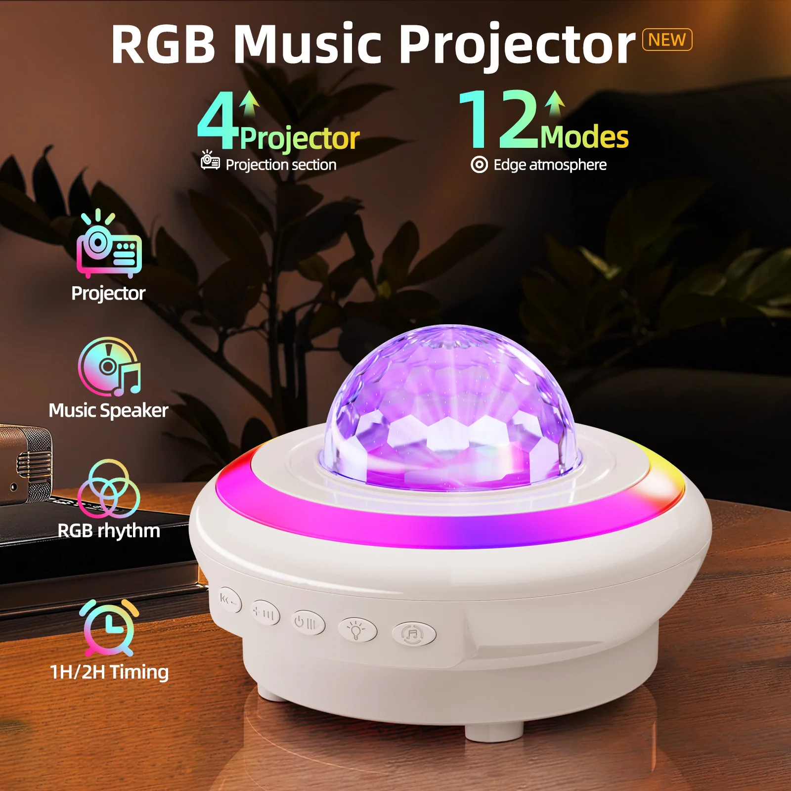 

Charging Projection Lamp Galaxy Projector Bedroom Bluetooth Speaker Multi Color Dynamic Projection for Bedroom Home Decor