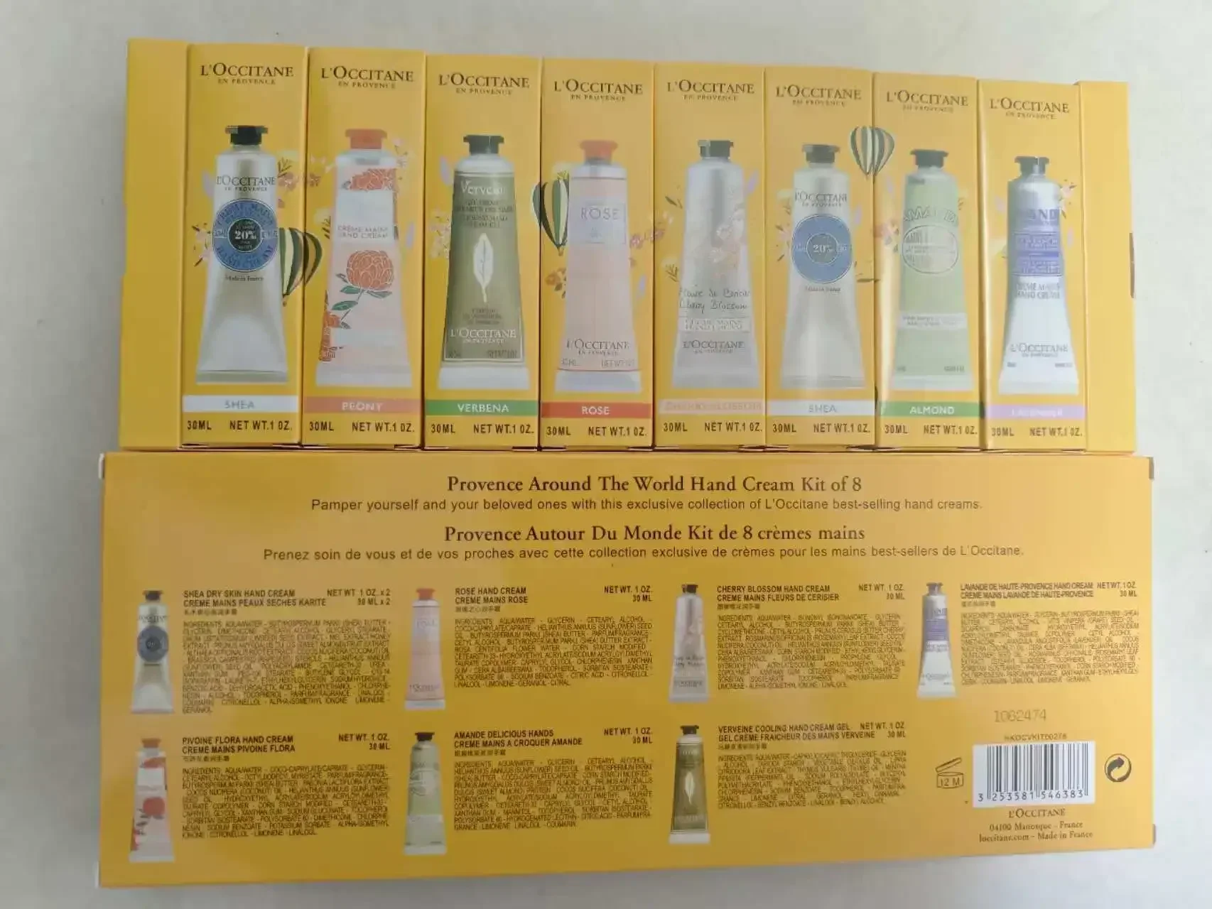 

Новый желтый, новый оранжевый, классический желтый, восстанавливающий крем для рук Eight Hand Creams, увлажняющий крем для рук для женщин, праздничный подарок, набор кремов для рук, для белой кожи