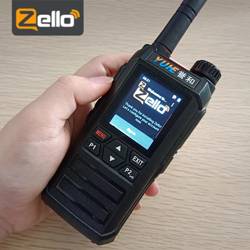 YUHE Zello Walkie Talkie 4g Radio With Sim Card Wifi Bluetooth GPS Long Range Profesional Powerful Two Way Radio 100km