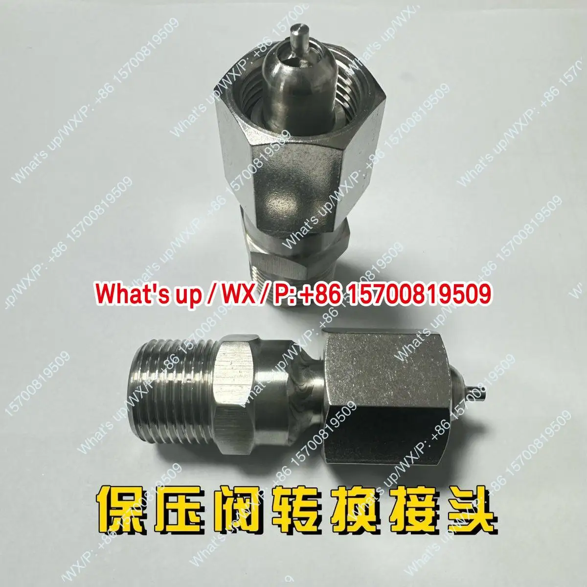 2Pcs pressure retaining valve connector 5/8 inner wire thimble connector inner and outer wire adapter