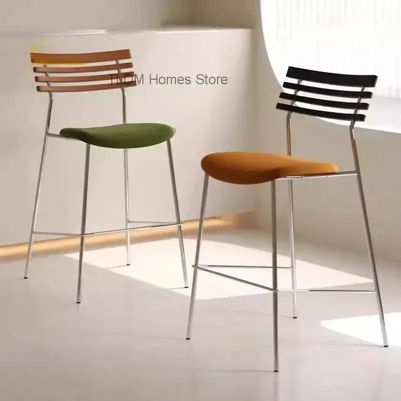 Unique Salon High Chairs Designer Make Up Relax Adults Party Bar Chairs Reception Modern Ergonomic Restaurante Muebles Furniture