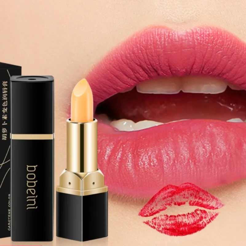Beta-carotene Temperature Color Changing Lip Balm Lipsticks Gloss Transparent Long Lasting Moisturize Lips Make Up Care Cosmetic
