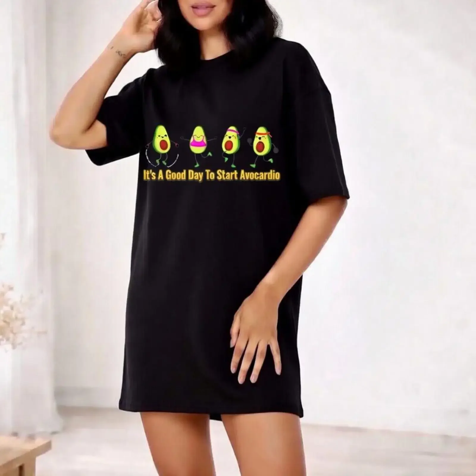 Avocardio Funny Avocado Gym Pun Cute Workout Motivation Lover Fitness Humor Healthy Lifestyle vintage Washed fashion