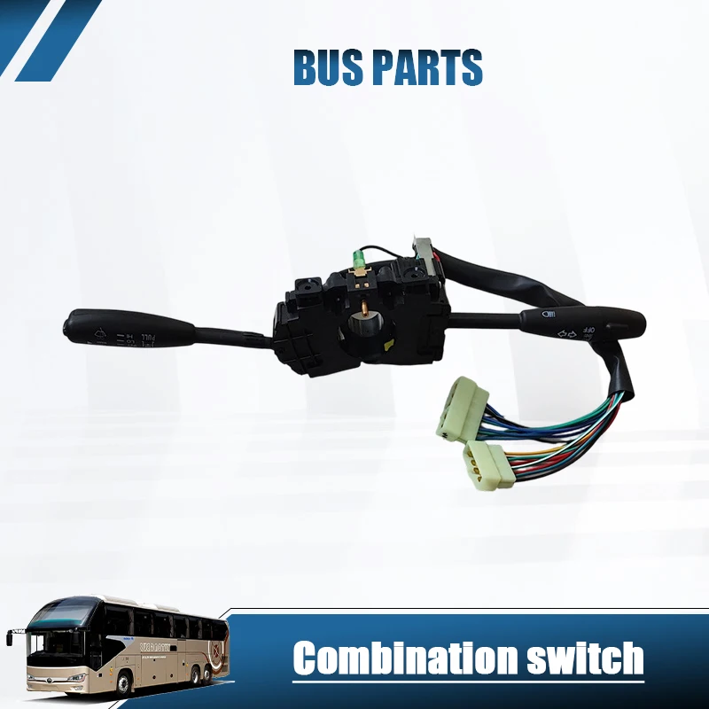 NEW Turn Signal, Headlight, Wiper, Light Combination Switch for King Long Haige Bus Parts