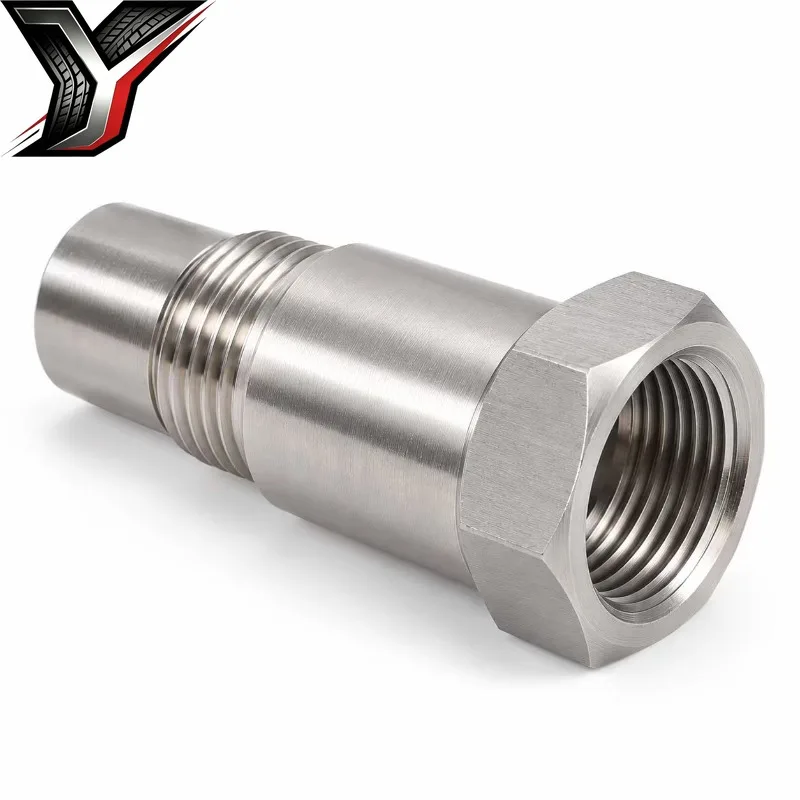 M18*1.5 O2 Oxygen Sensor Mini Catalytic Converter Extension Adapter Connector, Auto Engine Parts
