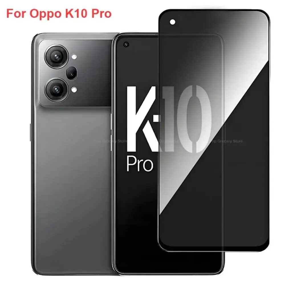 

Oppo K10 CPH2373 Anti Spy Privacy Tempered Glass Protector Compatible For Oppok10 Full Cover Screen Phone Film