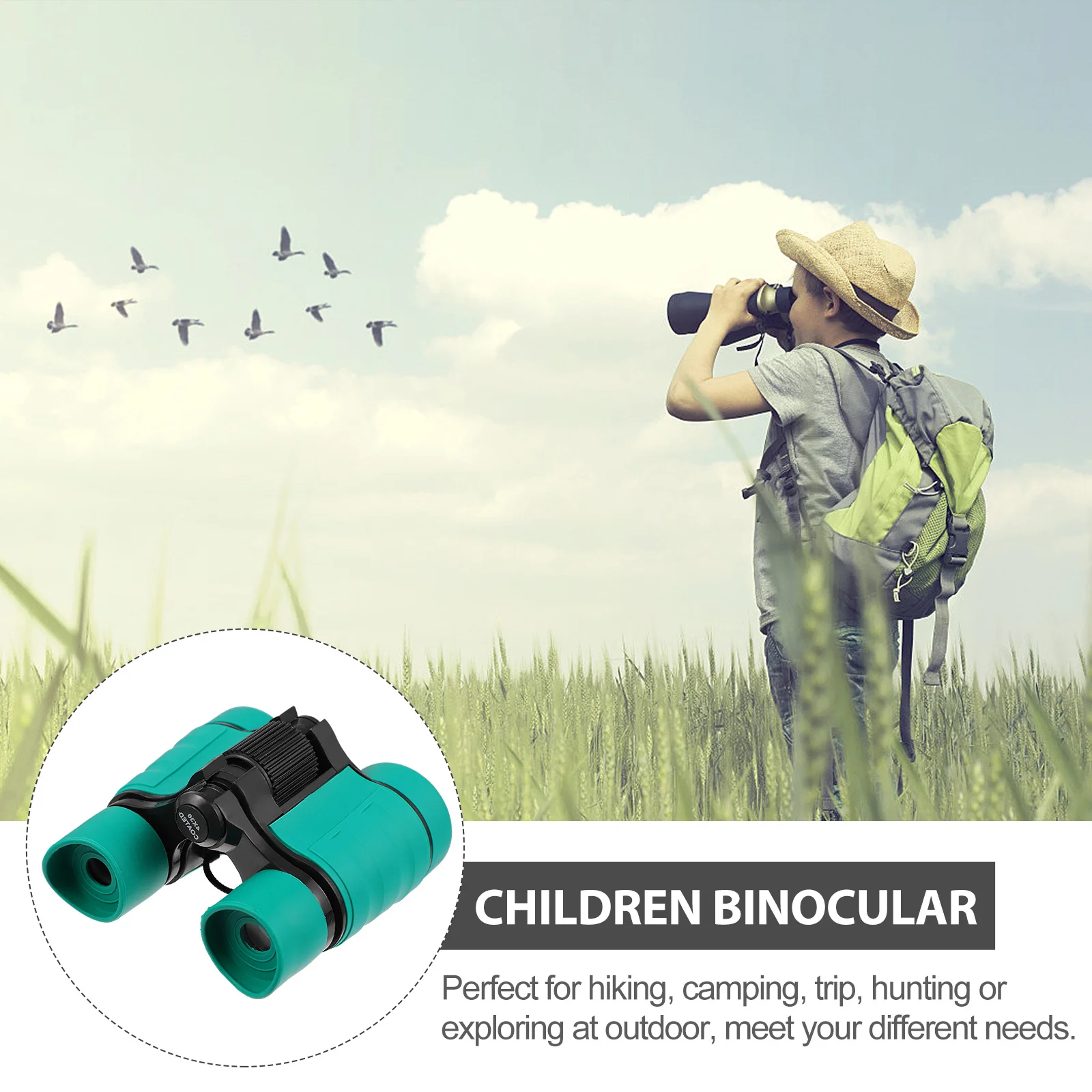 

4X30 Portable Binocular Compact Lightweight Small For Bird Watching Hiking Hunting Travel Camping Outdoor Exploring