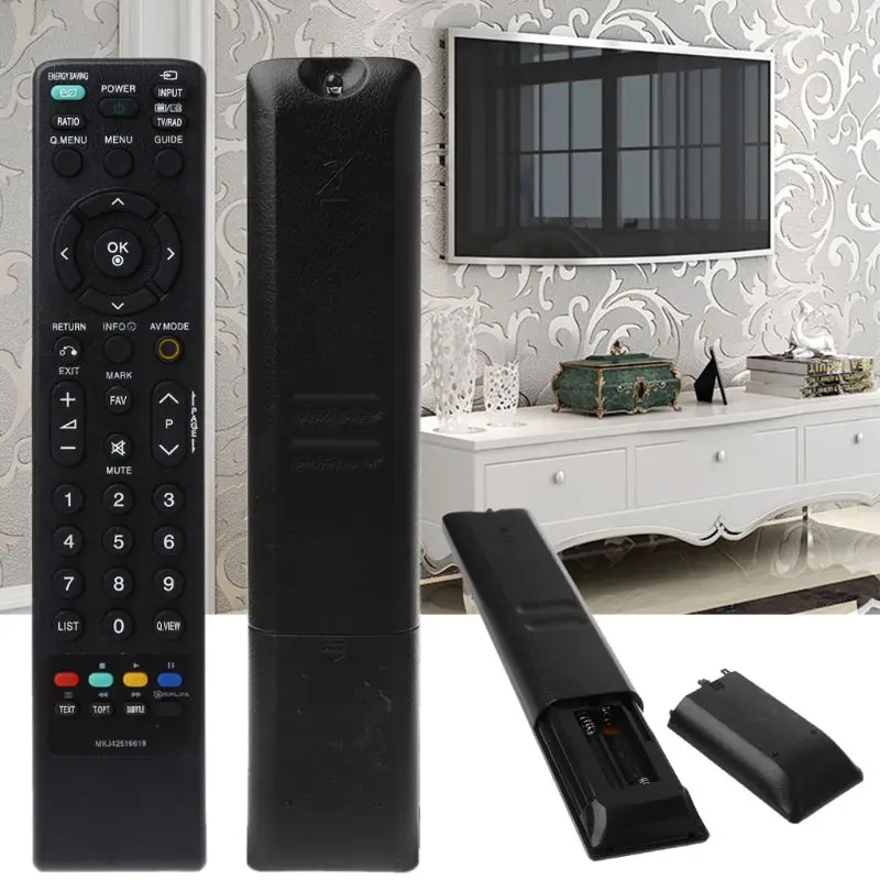 Remote Control for LCD MKJ-42519618 MKJ42519618 Portable Black for Smart Television Button Controller Replacement