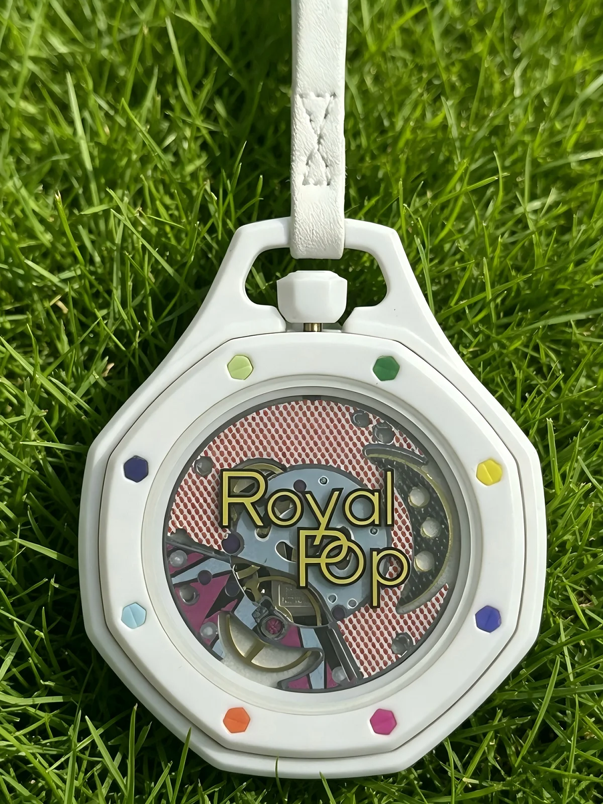 No Box AP SWATCH Joint Watch Quartz PockeWatch AP Swatch Royal Pop Oak Pocket Watch Couple Watch Exquisite Birthday New Gift image 3