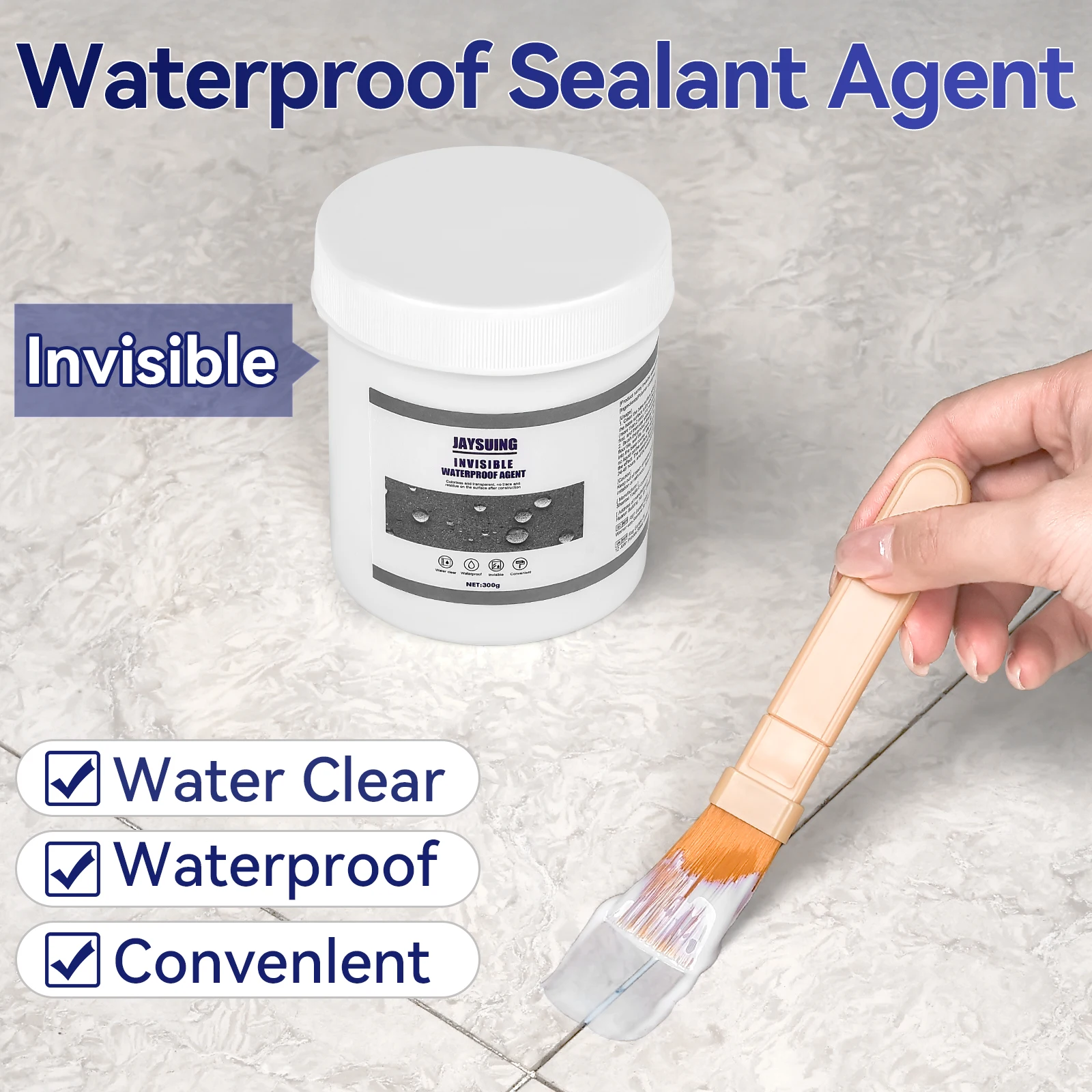 30/100/300g Transparent Repairing Leak Waterproof Adhesive Strong Bonding Sealant Invisible Waterproof Anti-Leakage Agent