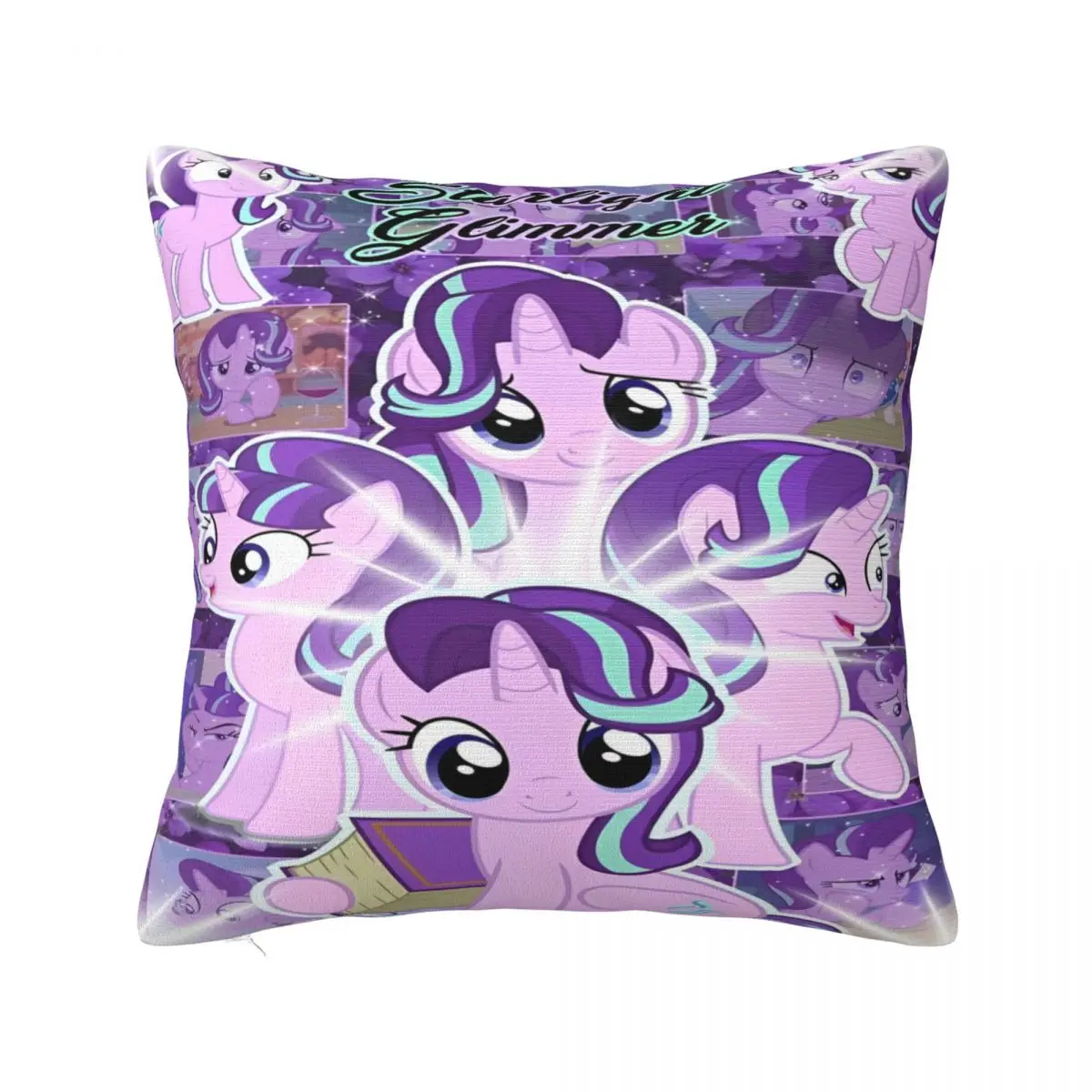 Cartoon My Little Pony Pillowcases Kawaii Print Home Sofa Throw Pillow Covers Car Cushion