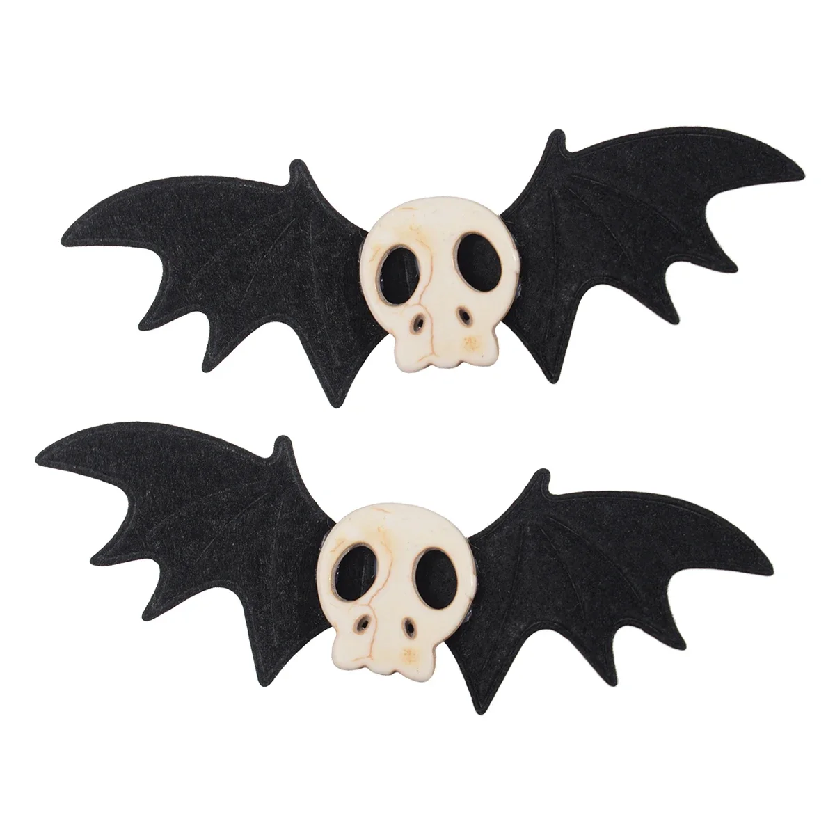 Gothic Lolita Halloween Skull Bat Blavk Wings Hairpin Cosplay Girl Hair Accessories Hair Clip Headdress Free Shipping