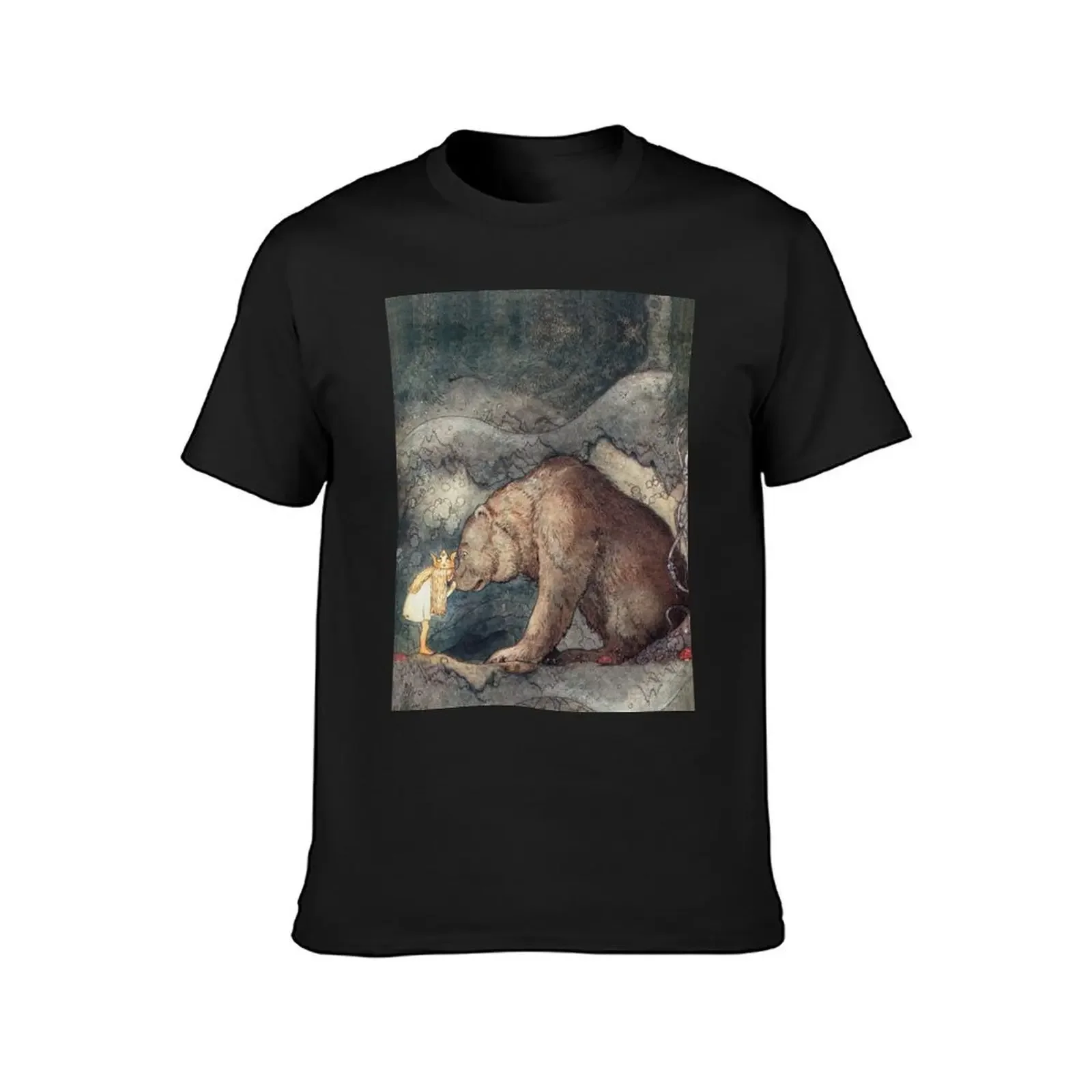 Poor Little Bear - John Bauer Bellas Glorious Adventure T-Shirt oversized sweat anime mens graphic t-shirts hip hop