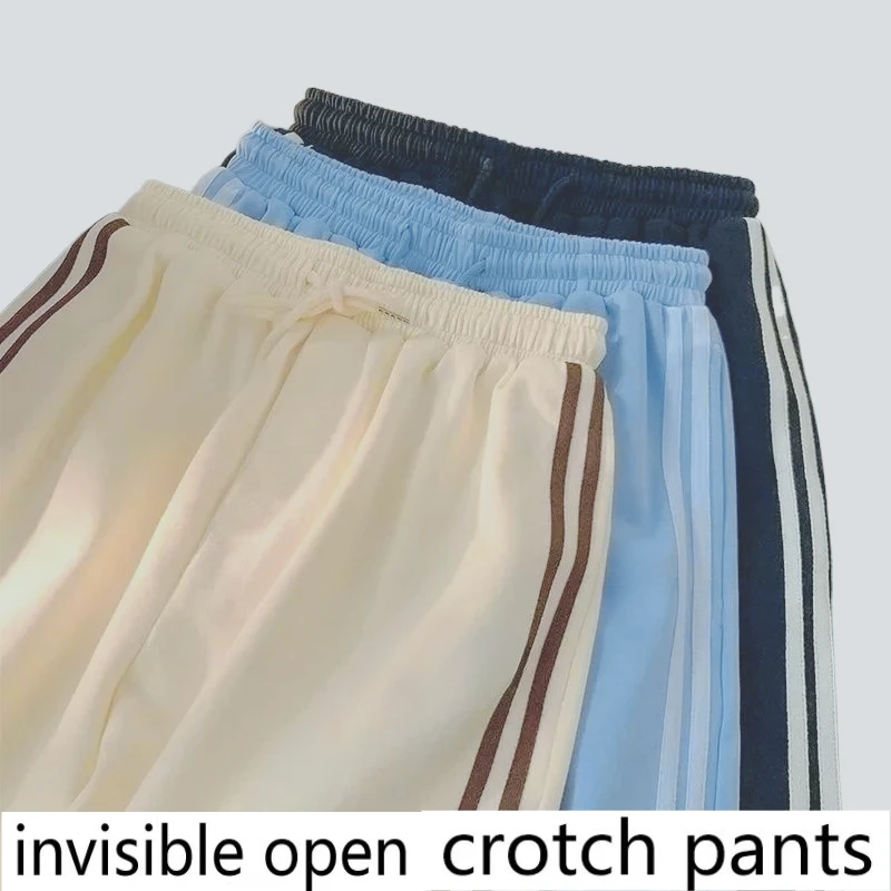 

Invisible Crotch Pants Cotton Summer New Sports Shorts Women's Wide-leg Casual Five-point Pants Streetwear Women Clothes