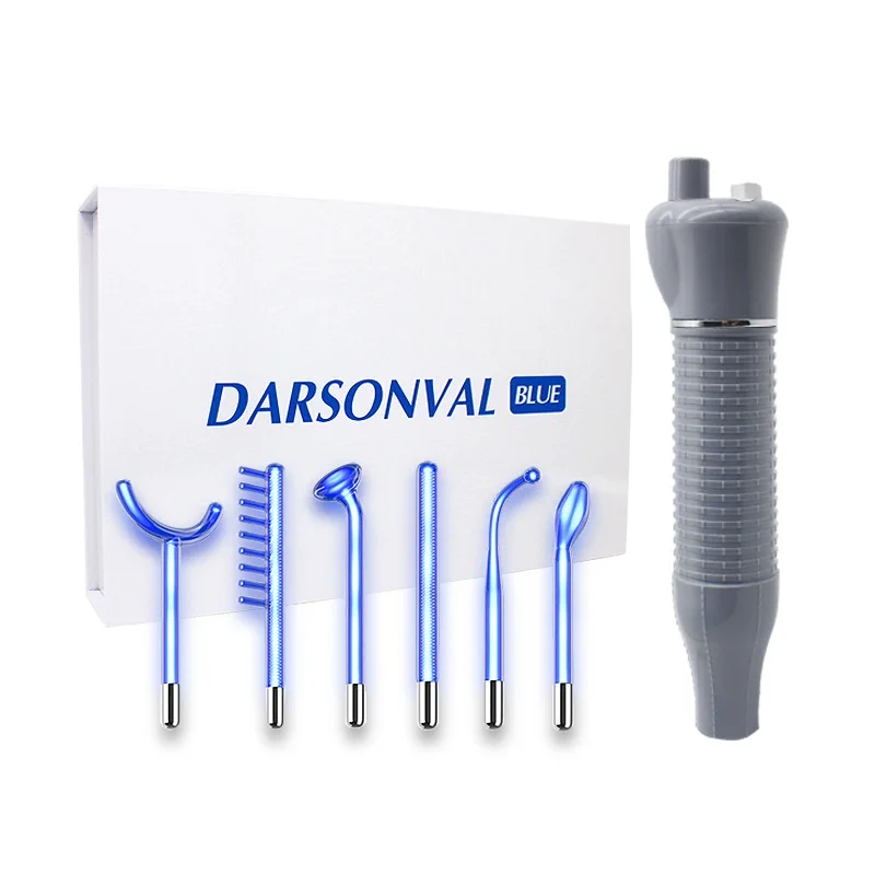 

6 Pipes Portable High Frequency Facial Wand Skin Rejuvenation SkinCare Beauty Device