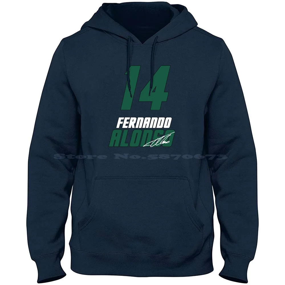 

Fernando Alonso 2023 100% Cotton Hoodie Fernando Alonso El Plan Alo14 2023 Racing Driver