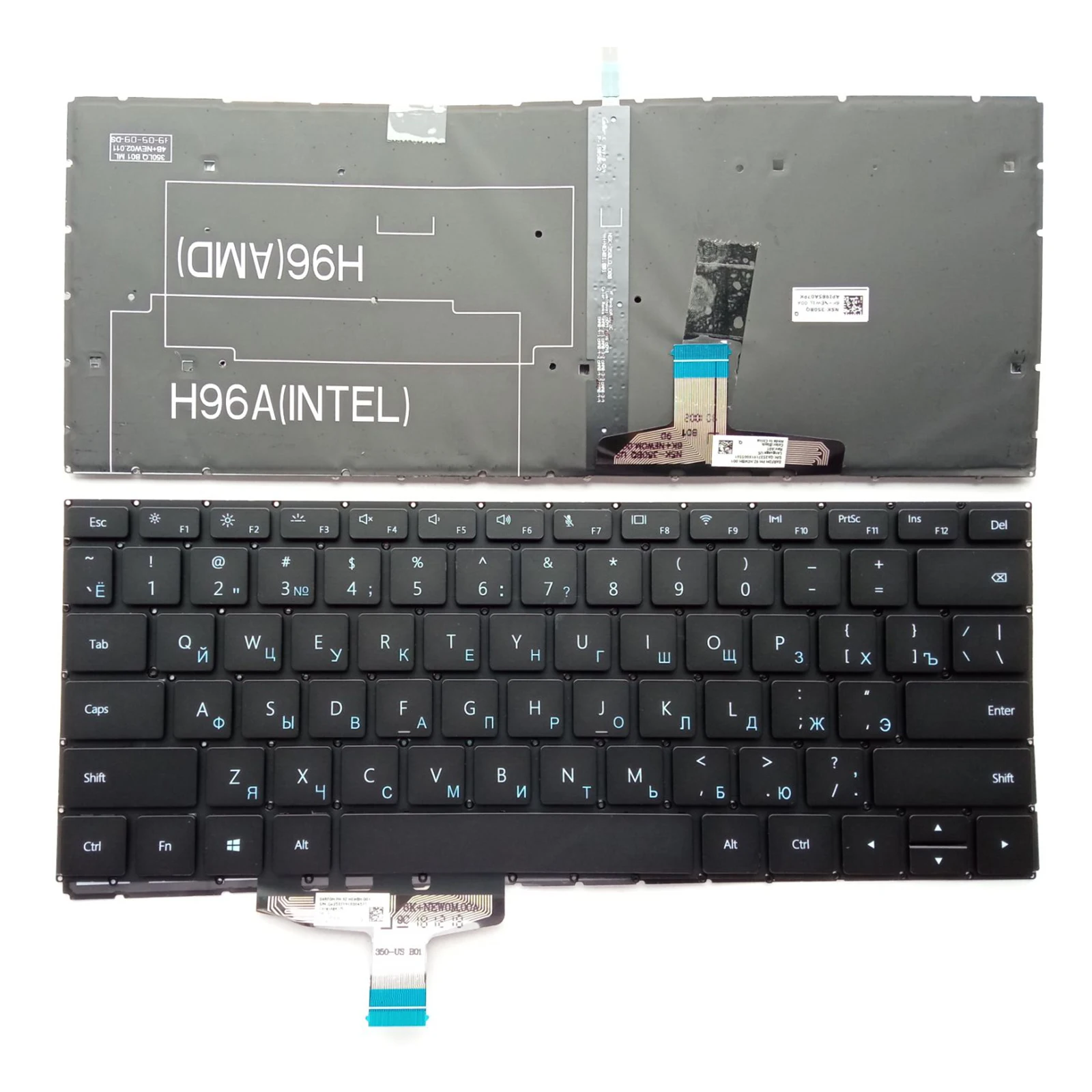 RU backlight keyboard Huawei matebook 13 KPL-W00 VLR-W19 W19P W19L KPR-W19 W29