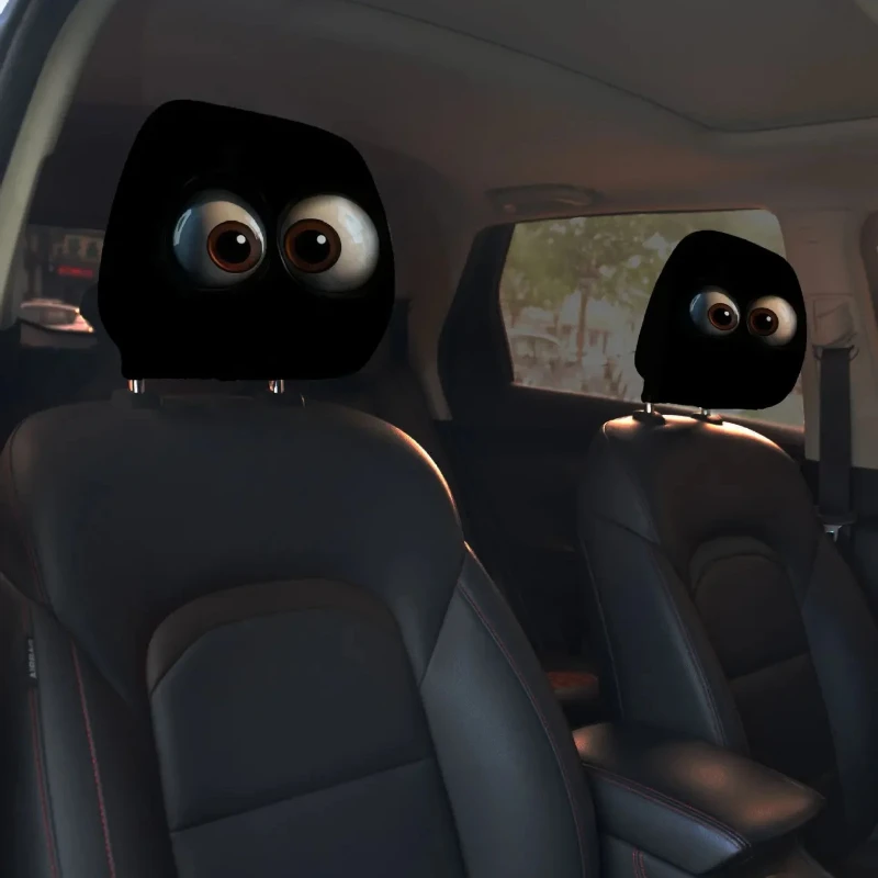 غطاء مسند الرأس من جنرال موتورز، غطاء حماية مرن لمسند الرأس، قناع غطاء مقعد ملتوي، ديكور عطلة السيارة