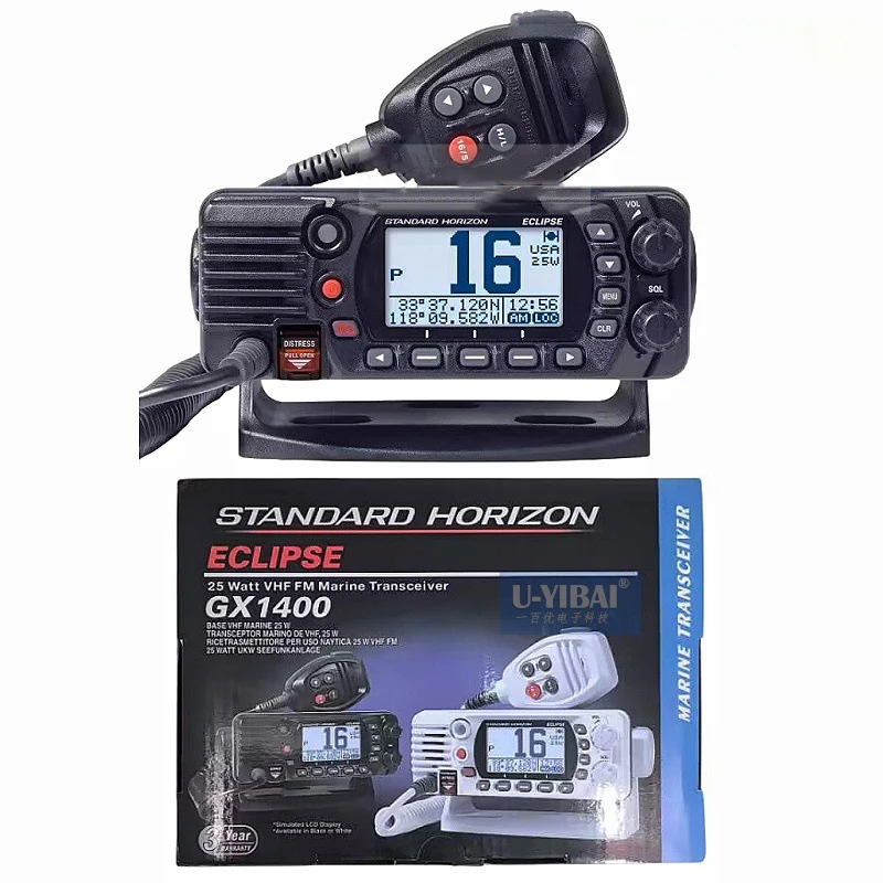 LanYuXuan YAESU سيارة الاتصال الداخلي Marans GX1400 البحرية لاسلكي تخاطب VHF البحرية IPX8 راديو مقاوم للماء 25 واط #3