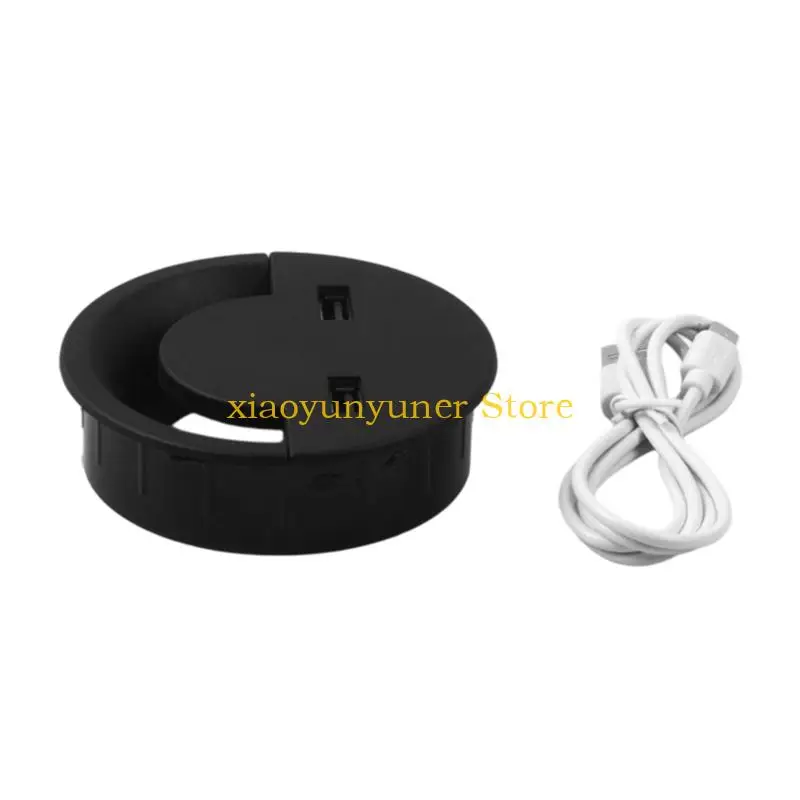 P9JB Heavy Duty Cord Management Box Fireproof Charging Storage Solution Desktop Cable Management Box For Laptop Accessories