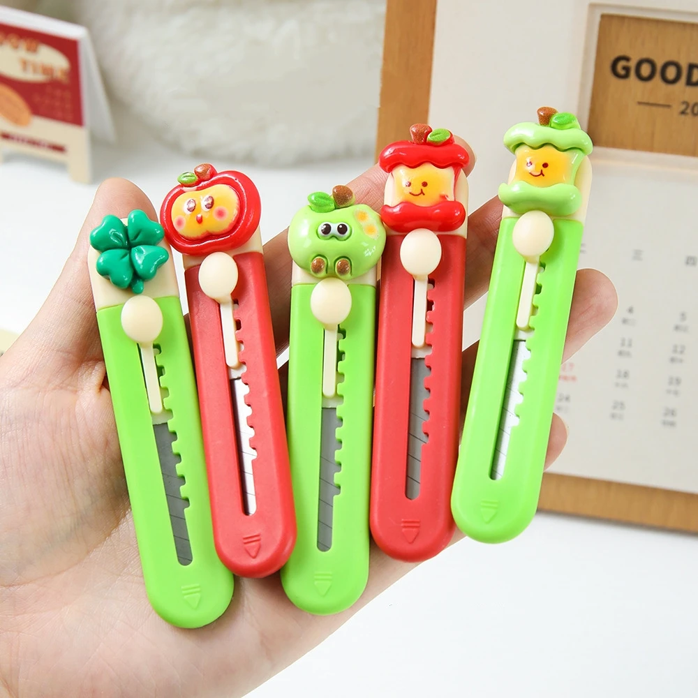 

Retractable Knife Compact Mini Utility Knife Design Knife Cute Cute Box Cutter For On-The-Go Package Opening Scrapbooking
