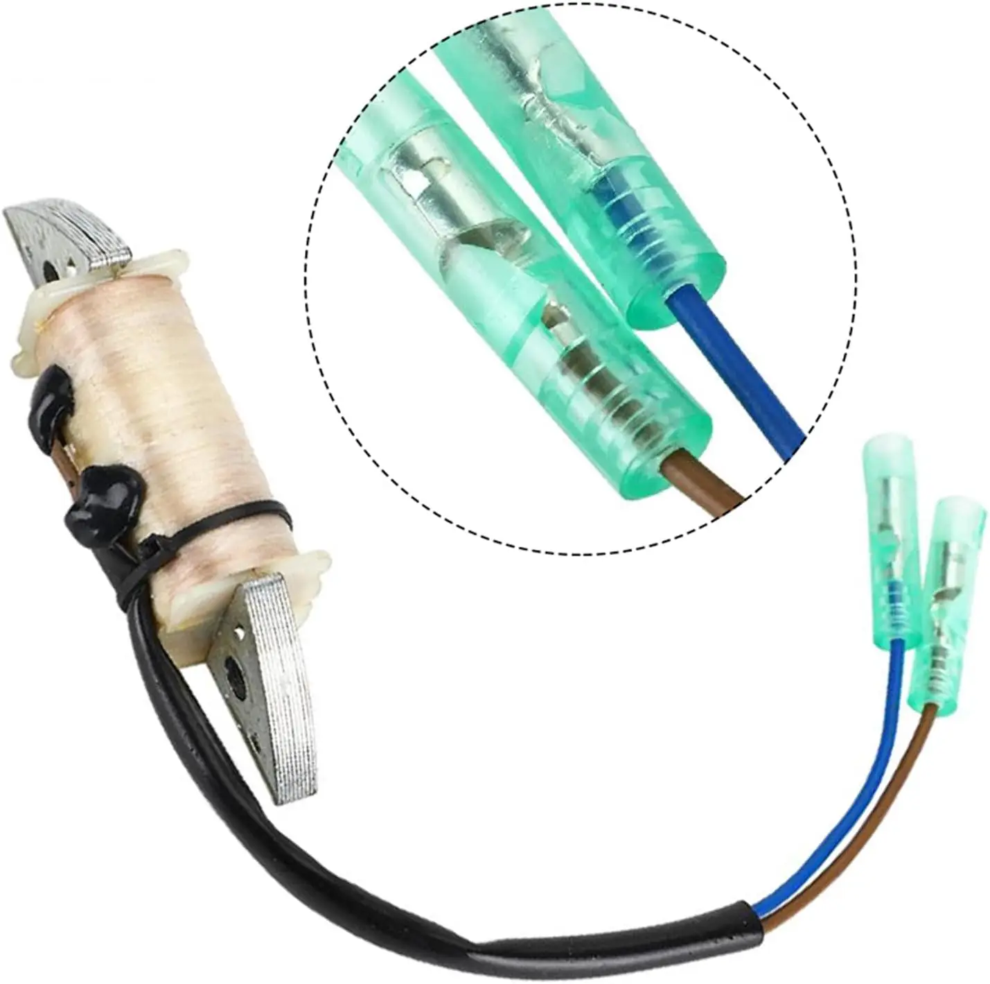 Coil for Yamaha 9.9HP 13.5HP 15HP 2-Stroke Outboard Engine Replace 63V-85520-00-00 63V-85520-01-00 Sierra 18-5183