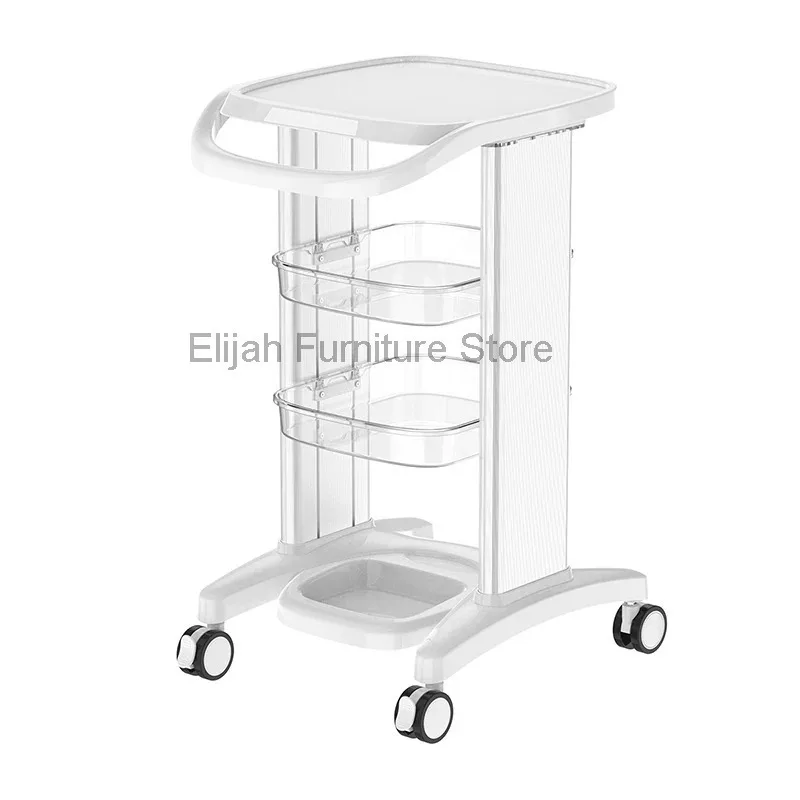

Dental Tool Storage Cart Trolley Furniture for the Salon Wood Table Pedicure Beauty Hairdressing Cabinet Loading carlloDrawers