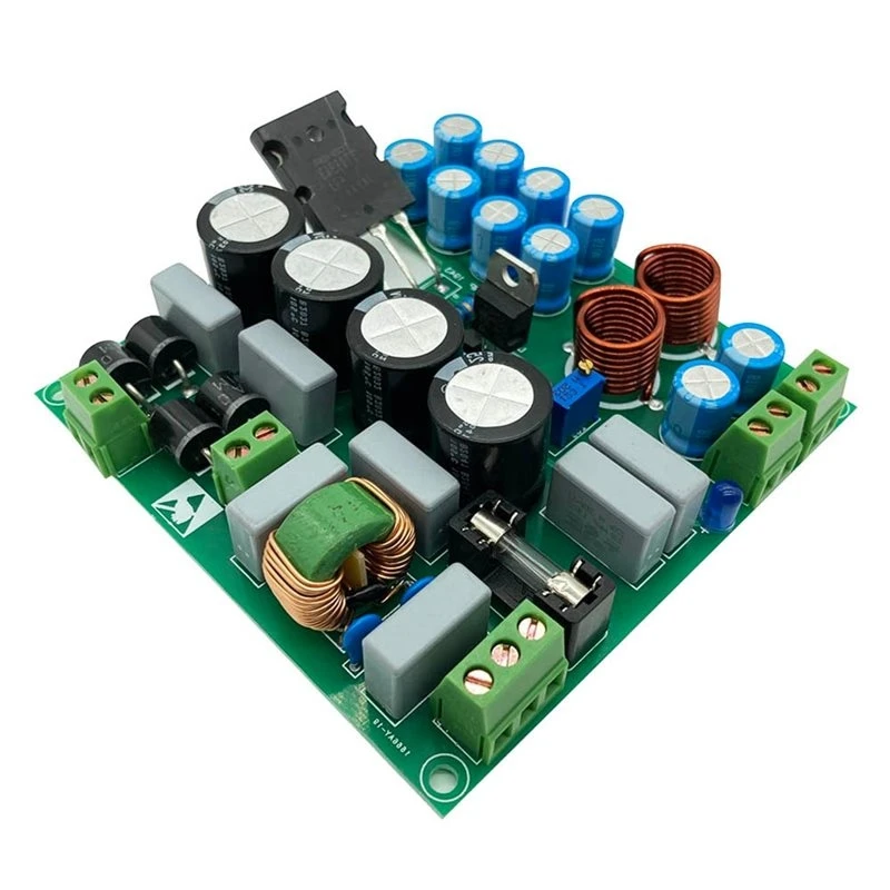 ABNL High-Stability, Low Noise, High-Capacity Power Supply Board 1-10A Regulated Output Low Internal Resistance