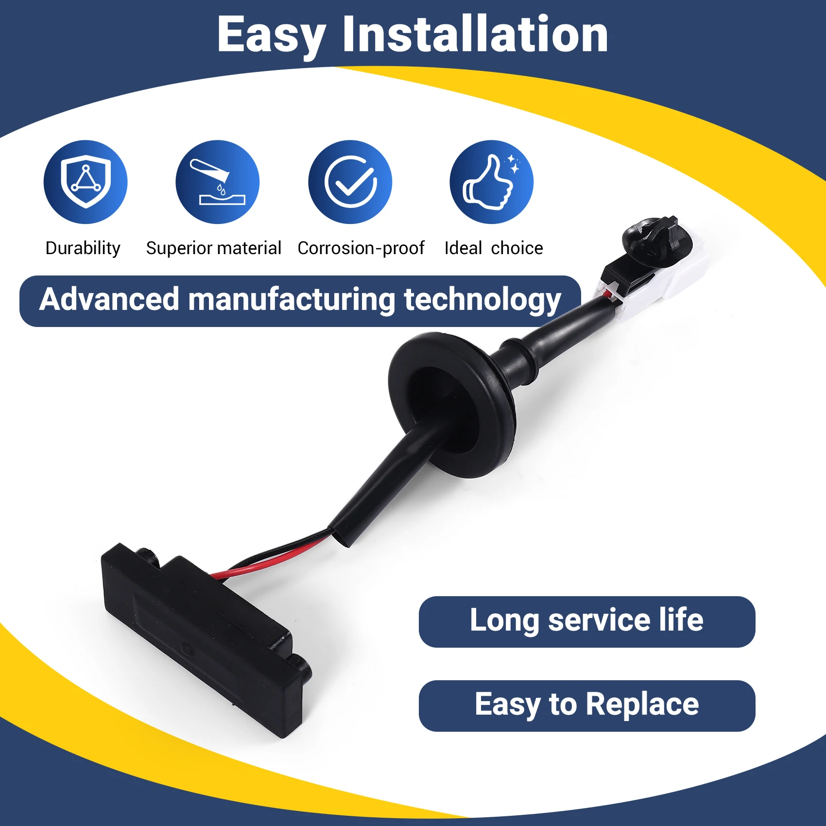 81260-4X200 Rear Door Handle Trunk Lock Release Switch Tail Lid Switch For KIA RIO 2011-2016-X67A