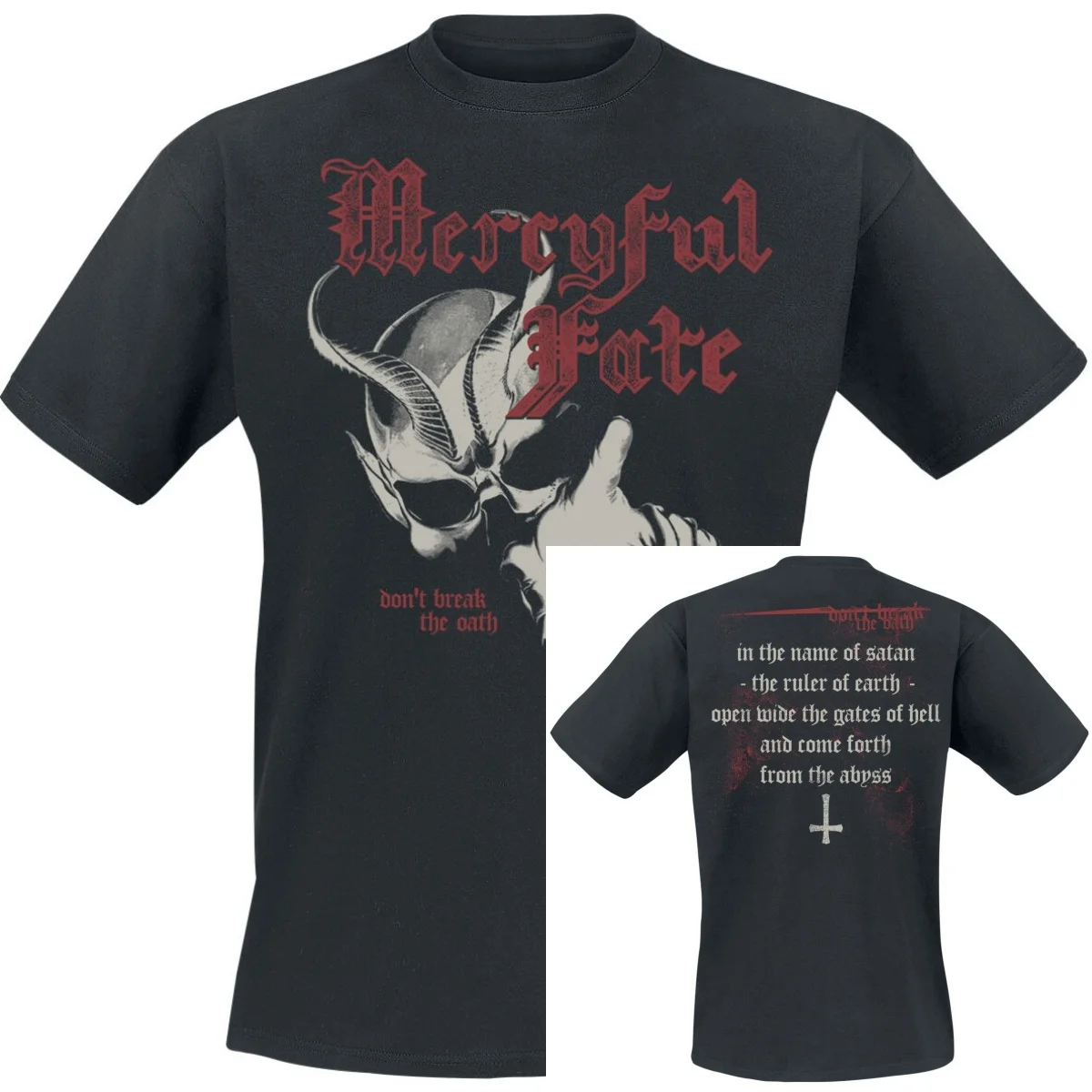 2026 Mercyful Fate Graphic Cotton Band T-shirt Unisex Summer Short Sleeve Fashion Brand Tee Luxury Casual Vintage Tees