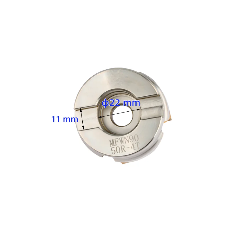 Imagem -03 - Face Milling Cutter Cabeça de Disco Dupla Face Hexagonal Corte Pesado para Inserção Wnmu08 Mfwn90 Mfwn90 50 mm