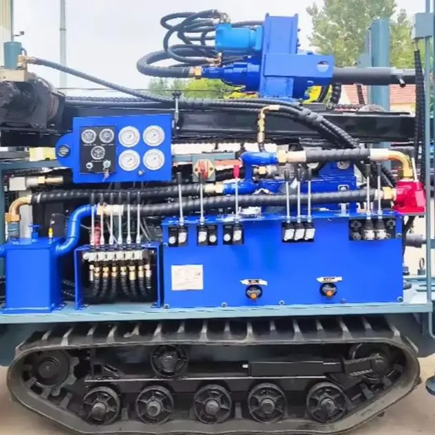 Customized Heavy Duty Advanced Pneumatic Water Well Drilling Rig 150-160m For Civil Water Wells Drilling Machine