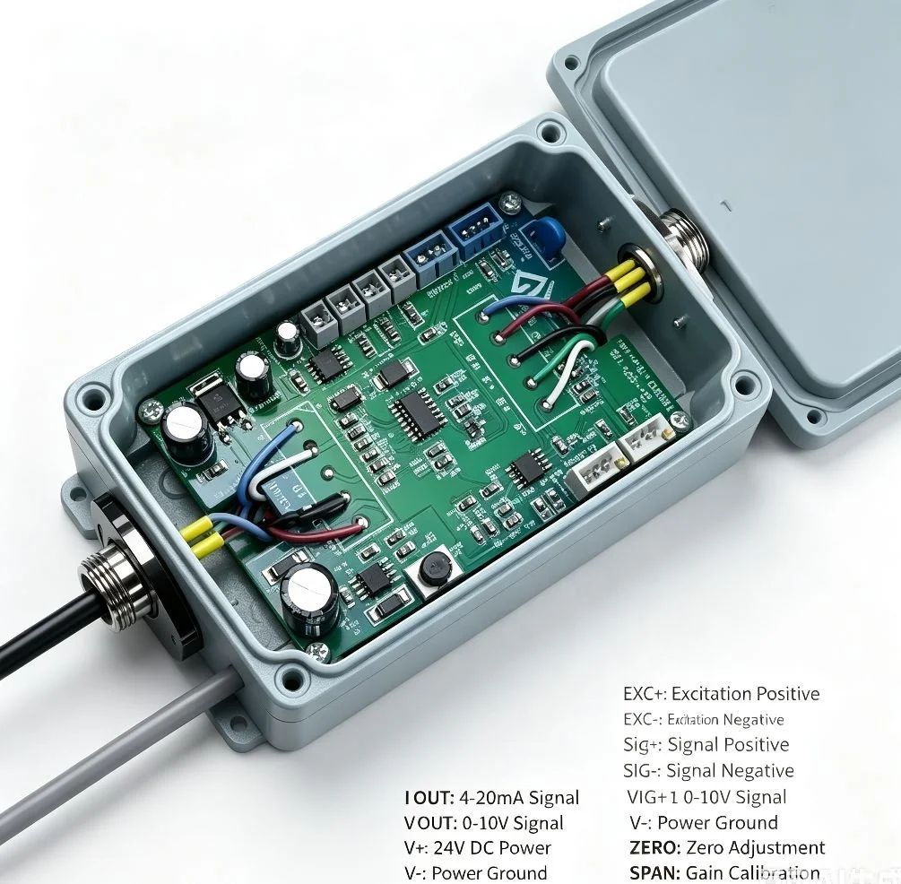 TB3K Load Cell Data Logger: 4-20mA 0-10V Analog Output Weight Transmitter & Signal Amplifier for Industrial PLC Control