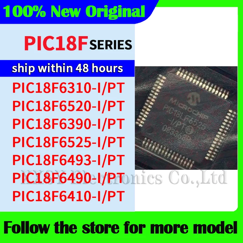 PIC18F6310-I/PT PIC18F6520-I/PT PIC18F6390-I/PT PIC18F6525-I/PT PIC18F6493-I/PT PIC18F6410-I/PT PIC18F6490-I/PT  Original