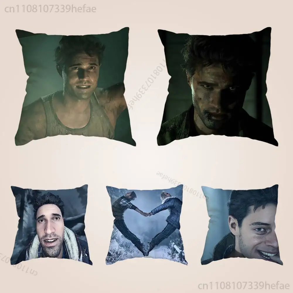 

Mike Josh U-Until D-Dawn Print Polyester Pillow Case for Valentine gift Home Sofa Cushion Cover Decoration Custom