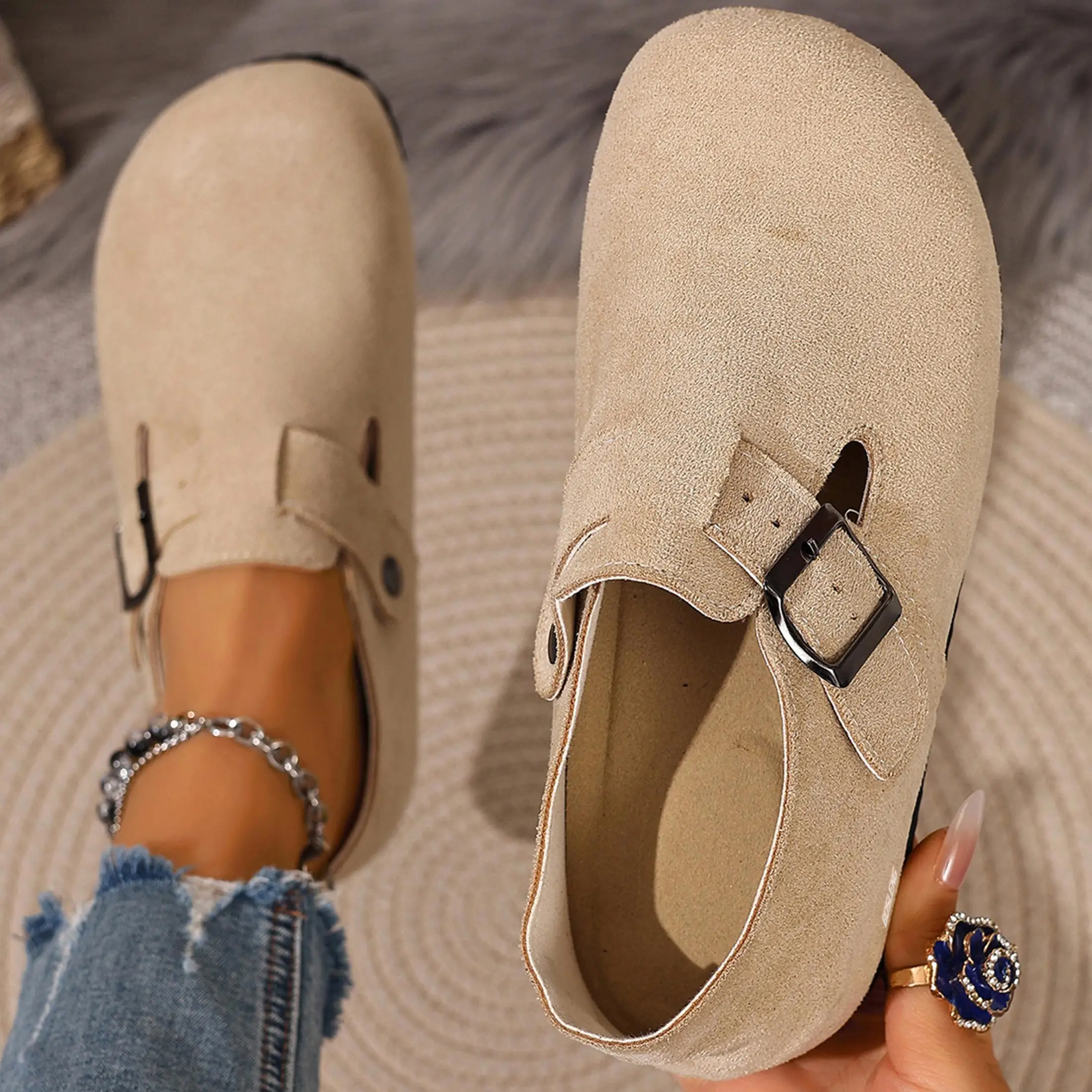 Sepatu Loafer Suede Nyaman unt - Loafer Flat Women ulasan dan harga