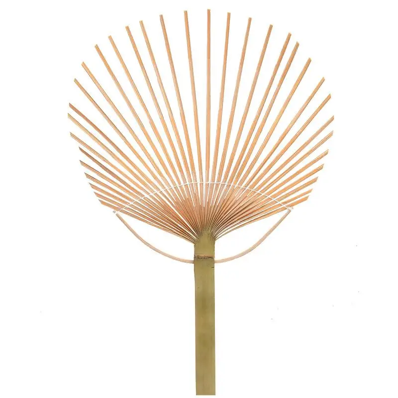 Semi-finished Japanese Bamboo Craft Hand Fan Unfinished Blank Frame Silk Fan for DIY Painting Gift Art Class Party Supplies