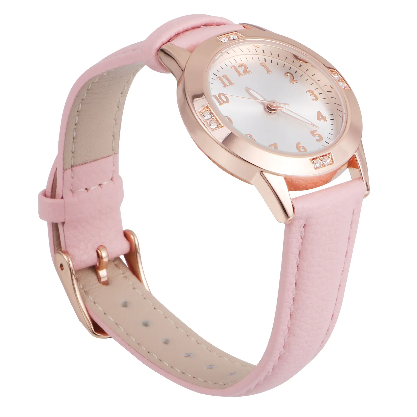 Fashionable Women Quartz Wristwatch Elegant Minimalist Design Comfortable Strap Precise Timekeeping for Daily Office