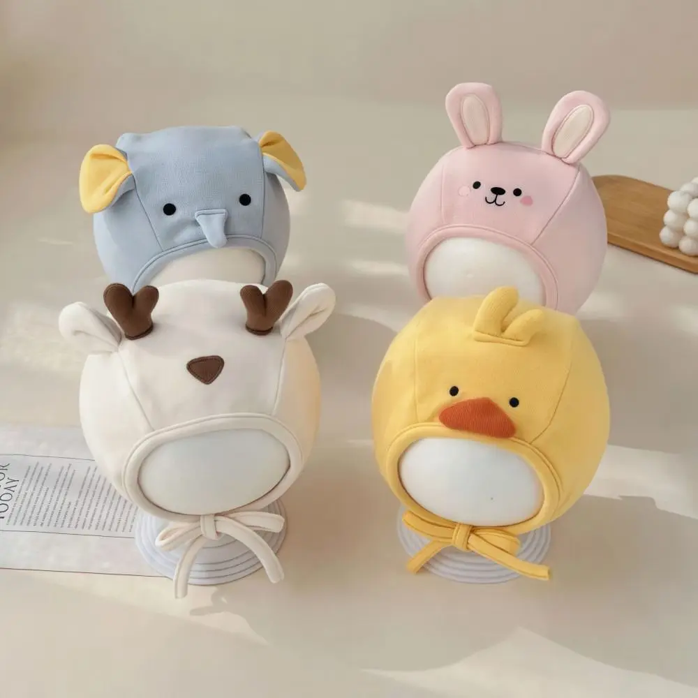 Cartoon Animals Kid Ear Protection Hat Soft Windproof Toddler Warm Hat Lightweight Comfortable Winter Hats For 8-18 Months
