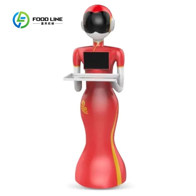 Customized Intelligent Commercial Delivery Robot for Restaurant and Cafe Service Waiter Humanoid Robot for Automation