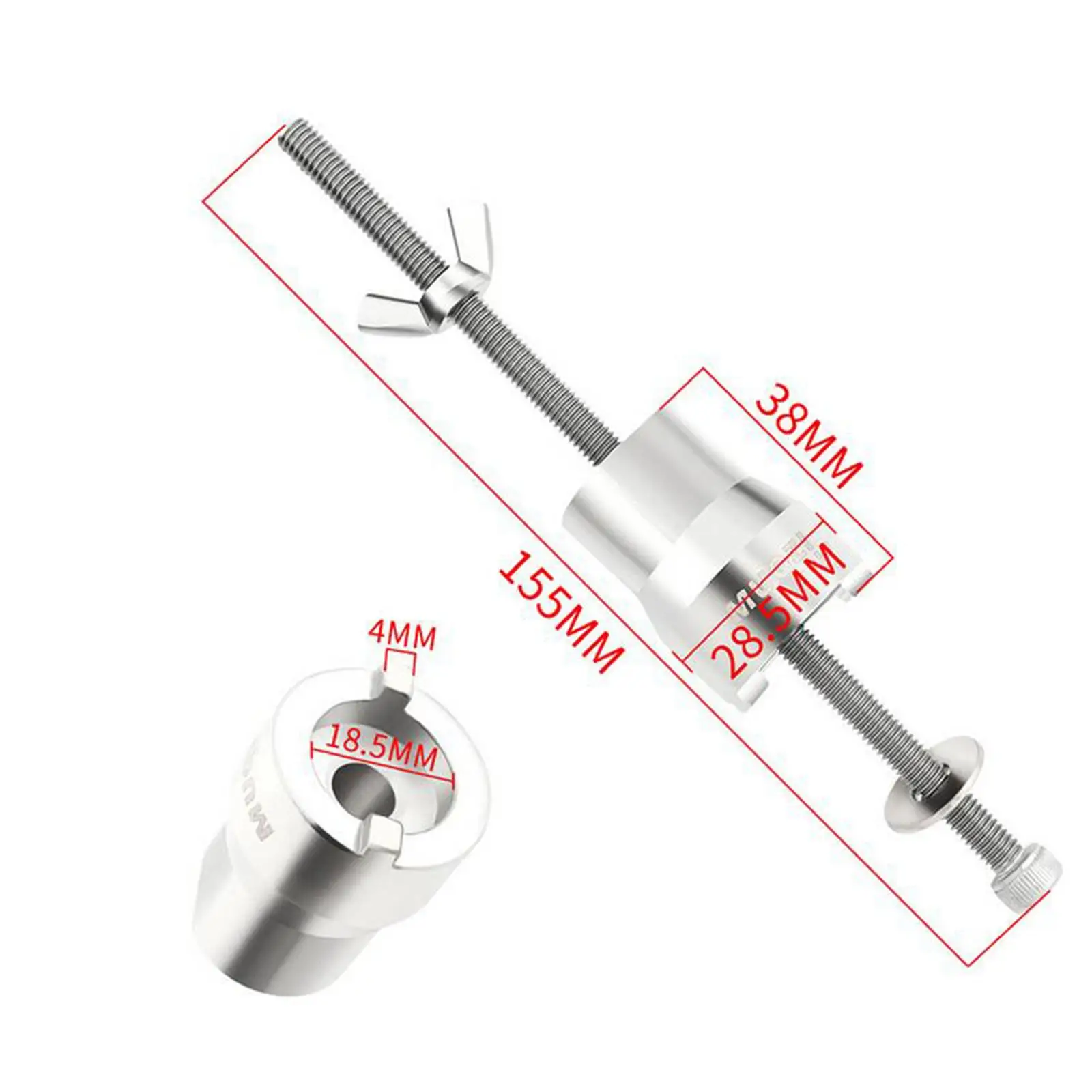 

Heavy Duty Bike Freehub Remover Removal Tool Kit Stainless Steel Spanner for Bicycle Hub Repair and Assembly