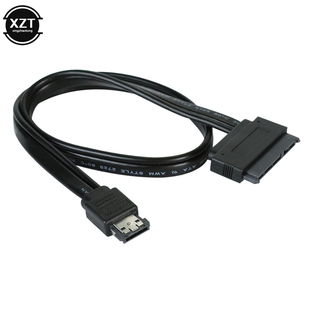 ESATA to SATA 7+15 HDD Data Cable 5V ESATA USB to SATA 22P Connection Cable 50cm Cable