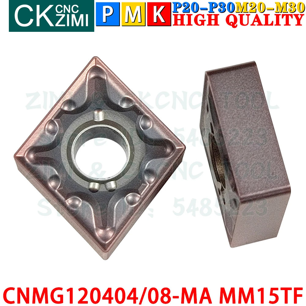 CNMG120404-MA MM15TF CNMG120408-MA MM15TF CNMG431-MA MM15TF CNMG432-MA MM15TF كربيد إدراج الخارجية تحول إدراج أداة CNMG1204 CNMG 1204 MA نك مخرطة معدنية تحول القاطع أداة
