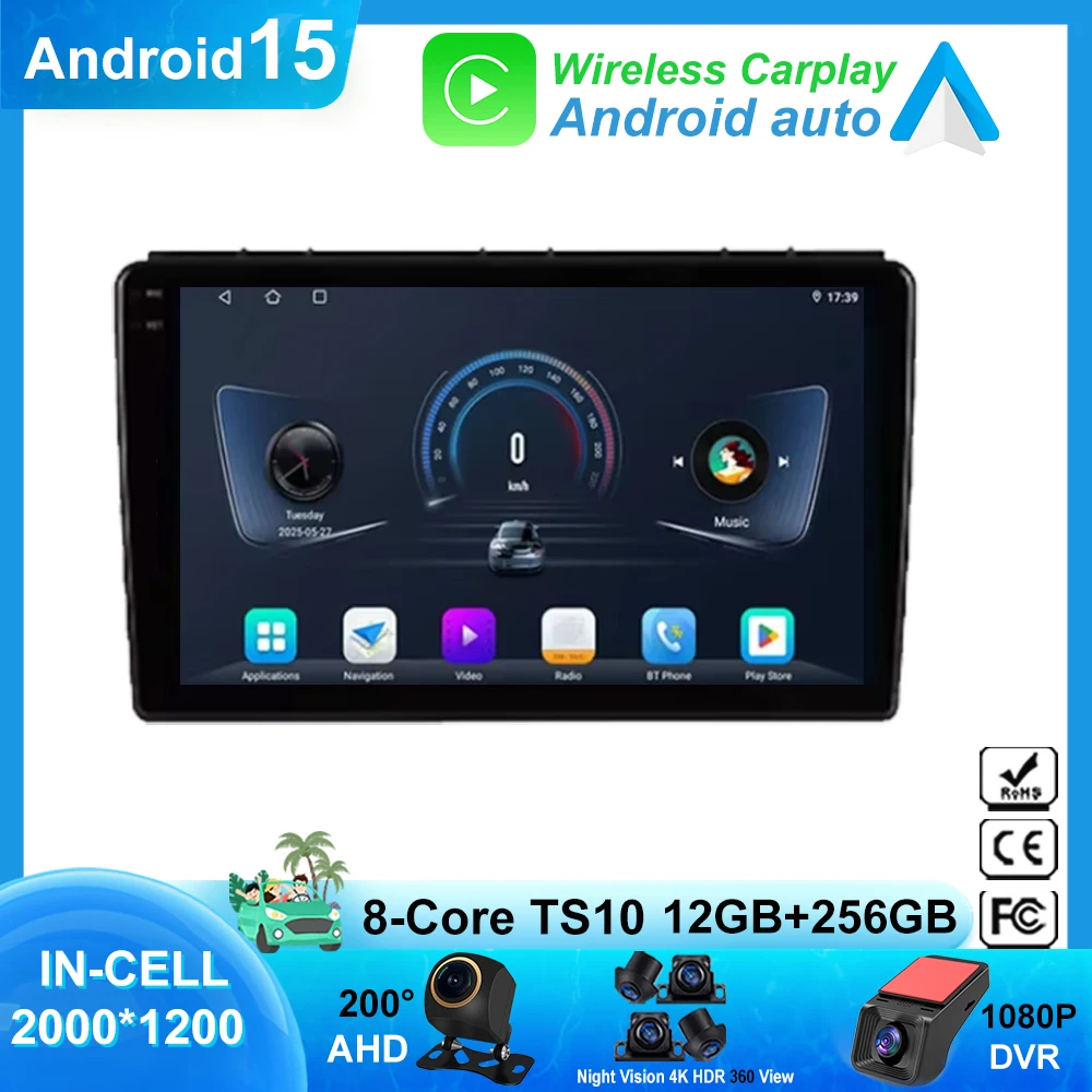 5G Android 15 para Alfa Romeo Giulietta 940 2013 -2023 9 "reproductor de vídeo Multimedia DVD para coche GPs navegación Radio estéreo Carplay