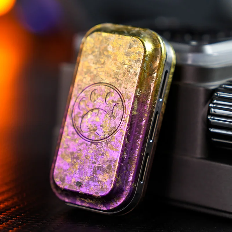 

Maoshen Ice Crystal Титановый сплав Трехслойный камертон Магнитный абзац Push Card EDC Декомпрессионная игрушка