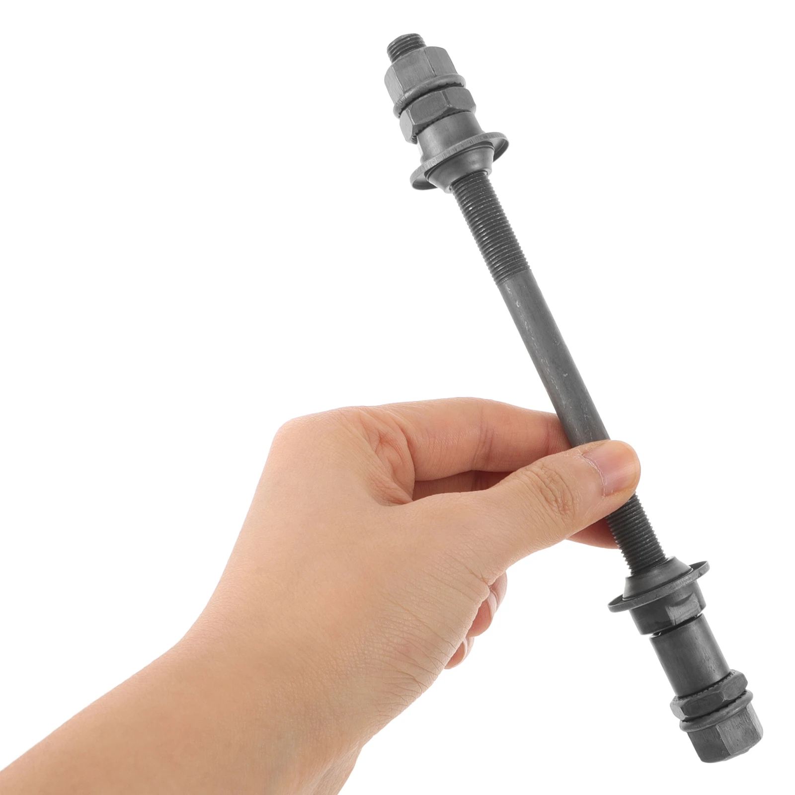 1 Sets Bicycle Front Hub Axle Hollow Hub Shaft Front And Rear Axle Kits Bicycle Rear Wheel Axle Bike Repair Tool Accessories