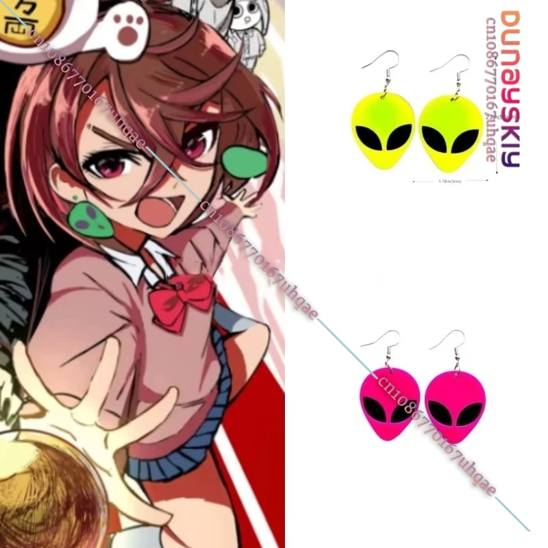 

Momo Ayase Momo Dandadan Косплей Костюм Парик Девушка Школьная Форма Розовый Призрак Серьги Наряд Женщины Ролевая Игра Хэллоуин Индивидуальные