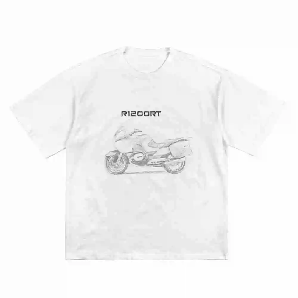 R1200 RT Motorcycle Adventure Short Sleeve Tee 100% Cotton T-Shirt