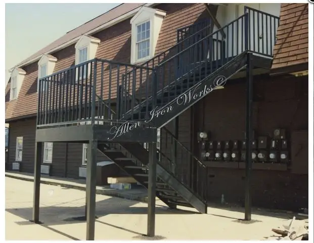 Exterior galvanized metal iron Melbourne Stairs Australia
