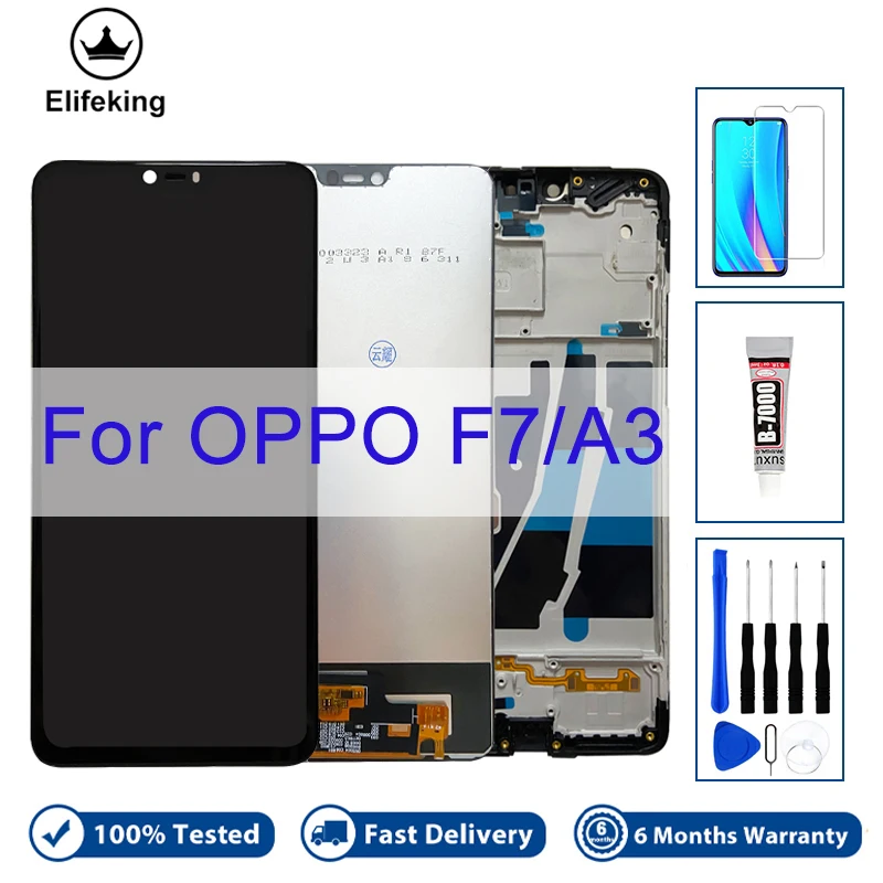 مراجعة ونصائح لشاشة الهاتف OPPO A3 F7 LCD مع الإطار 6.23 بوصة (رقم الموديل: PJ623)